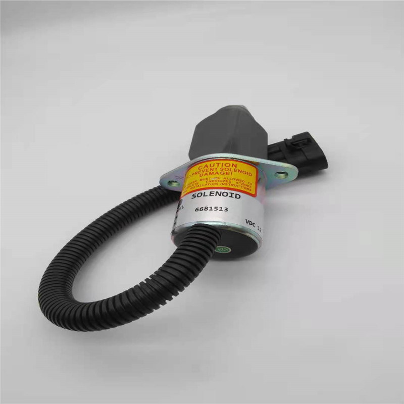 6681513 Cummins Bobcat 스키드 스티어 로더 751 753 12V에 적합한 스톱 솔레노이드 밸브