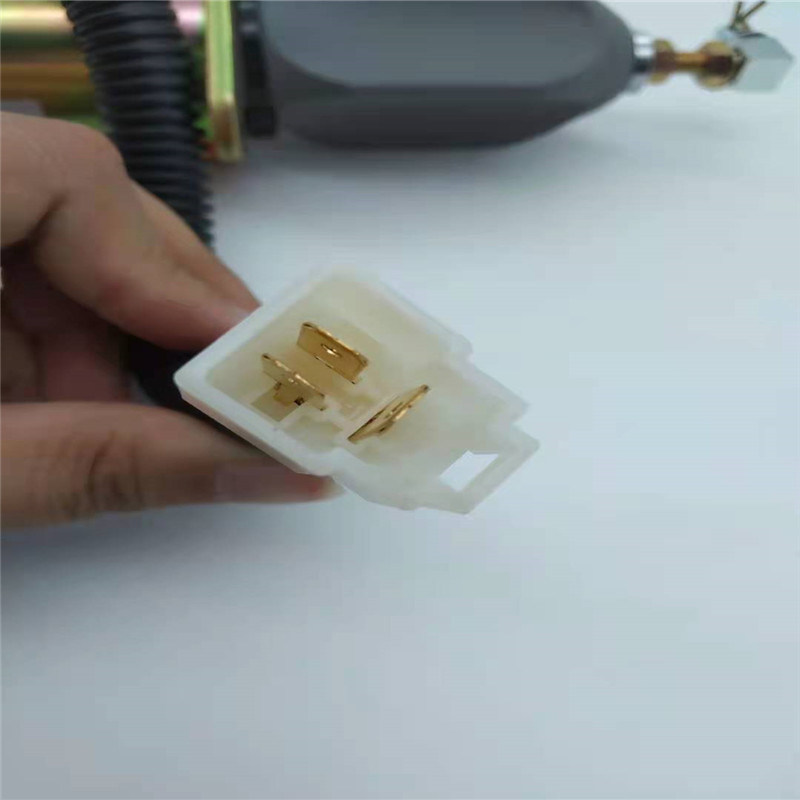 정지 솔레노이드 밸브 1751ES-12A3UC12B1S YANMAR SA-4673-S 60-5 12V 흰색 플러그에 적합