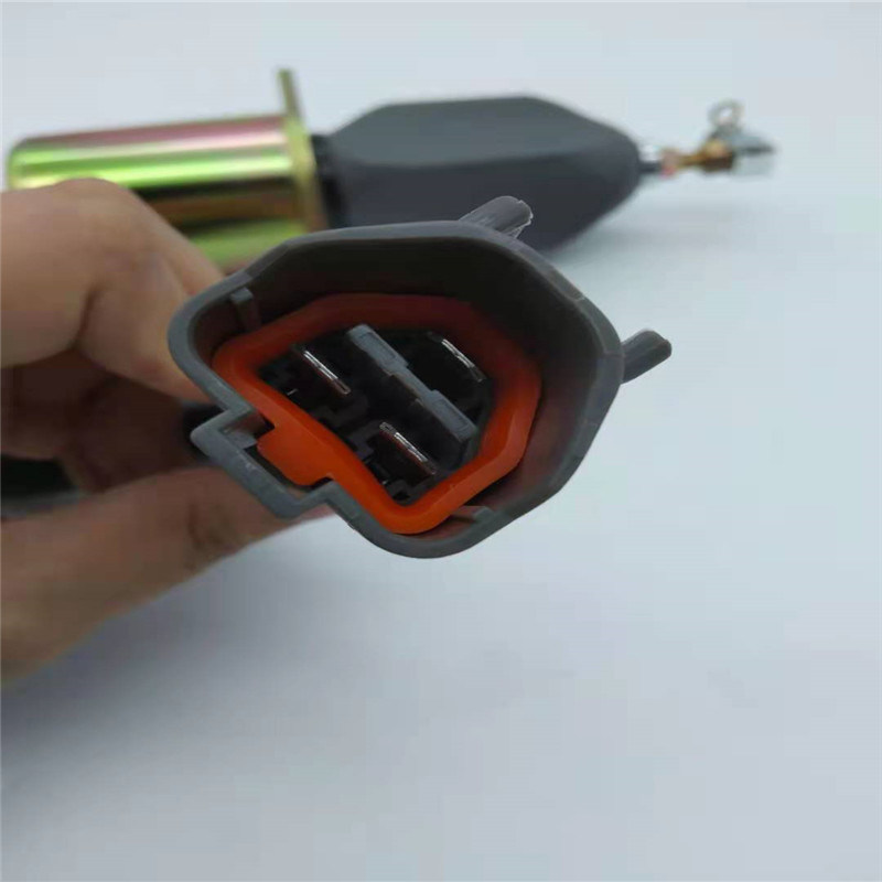 1751ES-12A3UC12B1S R60-5 YANMAR 4TNE-94 회색 플러그에 적합한 스톱 솔레노이드 밸브