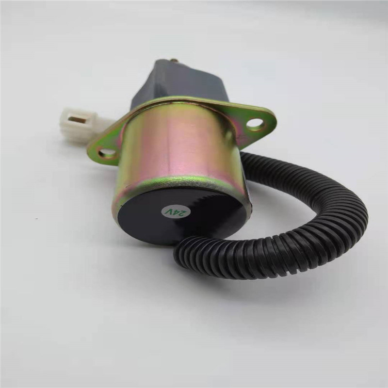 1753ES-24A3UC5B1S1/119807-77800 YANMAR 4TNE98/94/C88에 적합한 스톱 솔레노이드 밸브