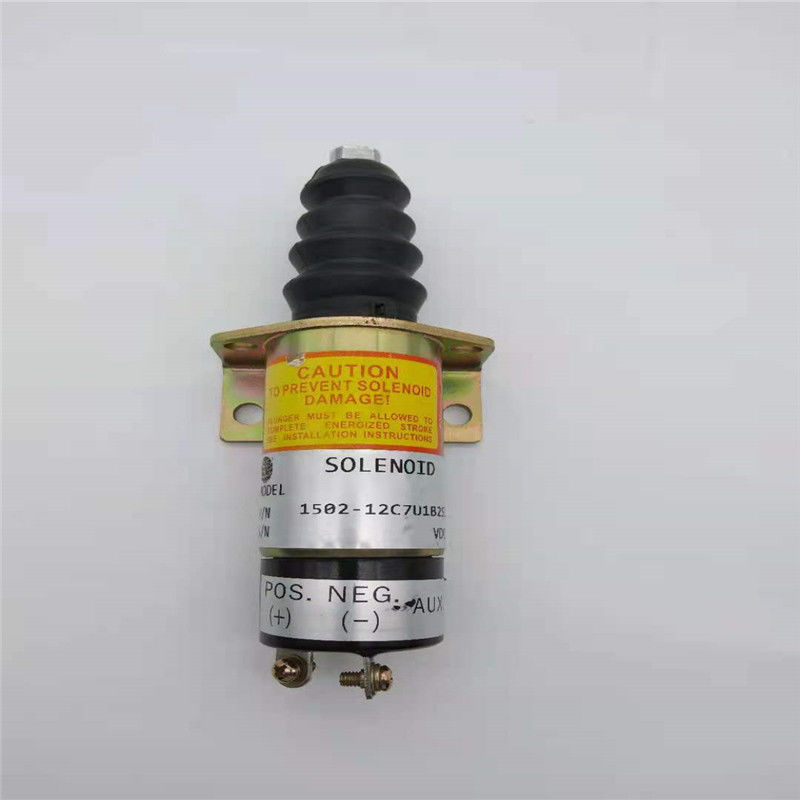 1502-12C7U1B2S1 Cummins 12V 굴착기 예비 부품에 적합한 스톱 솔레노이드 밸브