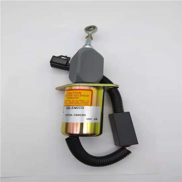Cummins 6CT 굴착기 엔진 24V에 적합한 37Z36-56010A 정지 솔레노이드 밸브