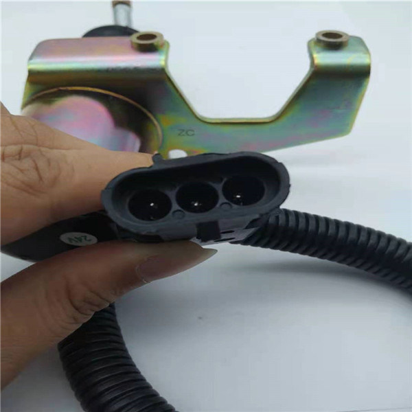 Woodword/Cummins/Deutz 굴착기 엔진을 위해 적당한 SA-3742-24 정지 솔레노이드 벨브