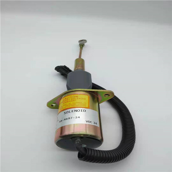 SA-4697-24 Cummins 굴착기 디젤 엔진에 적합한 솔레노이드 밸브 24V 정지