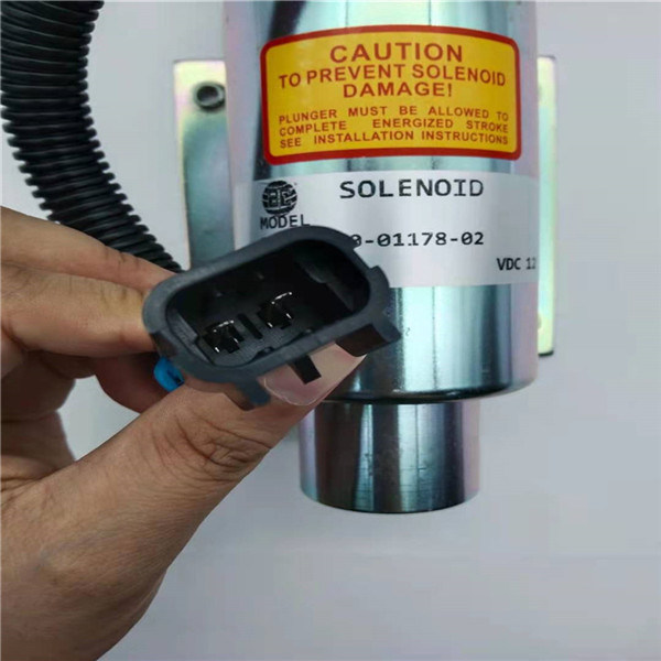 10-01178-02 굴삭기 엔진 V2203 캐리어 용 솔레노이드 밸브 속도 제어 12V 중지