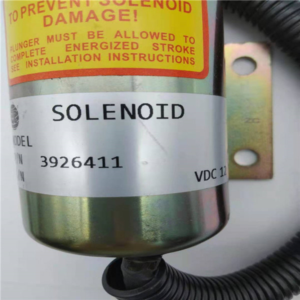 3926411/SA-4257-12 Cummins 6CT 굴착기 엔진 부품을 위해 적당한 정지 솔레노이드 벨브