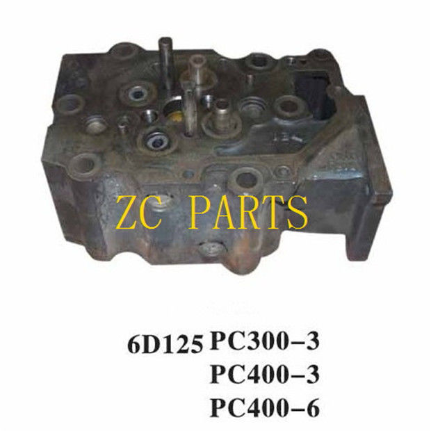 6151-12-1100 엔진 실린더 헤드 6D125 Komatsu PC300-3 PC400-3 PC400-6에 적합