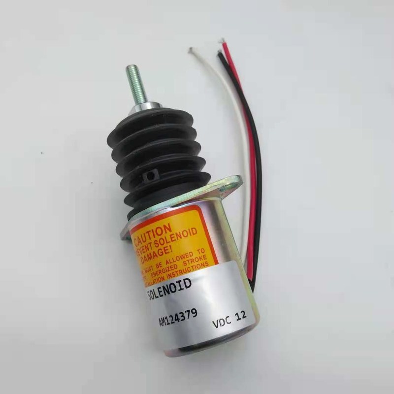 AM124379 P610-A5V 12V 정지 솔레노이드 밸브 John Deere 455 F915 F925 F935 F1145 엔진 Yanmar 3TNE78